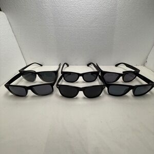 Knockaround Sunglasses Mens OS Black Fast Lanes Mixed Bundle 6 Pairs Polarized